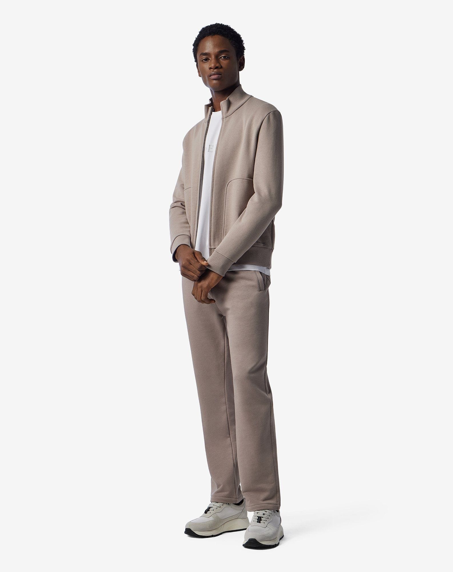 Beige fleece joggers - 2