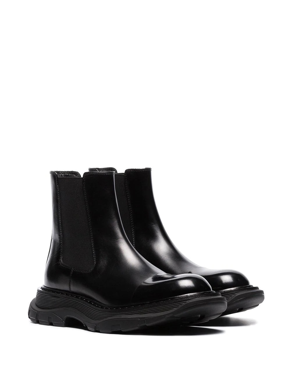 Chunky soled leather Chelsea boots - 2