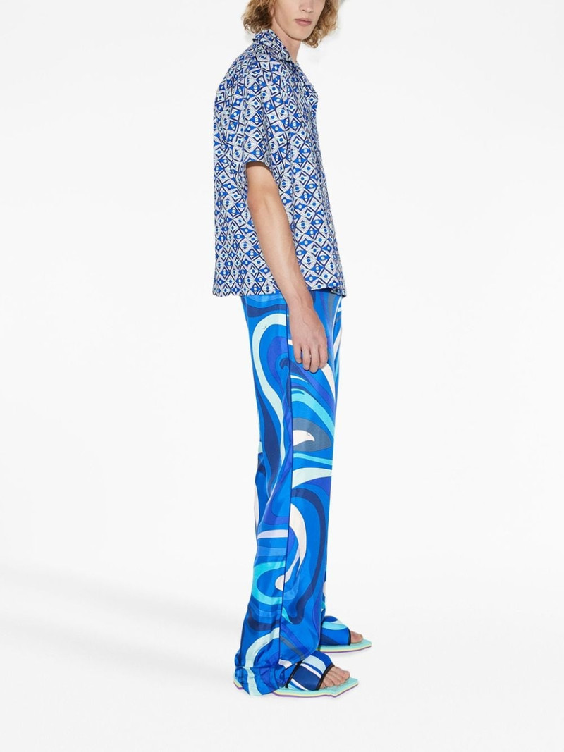 PUCCI geometric-print short-sleeve shirt outlook
