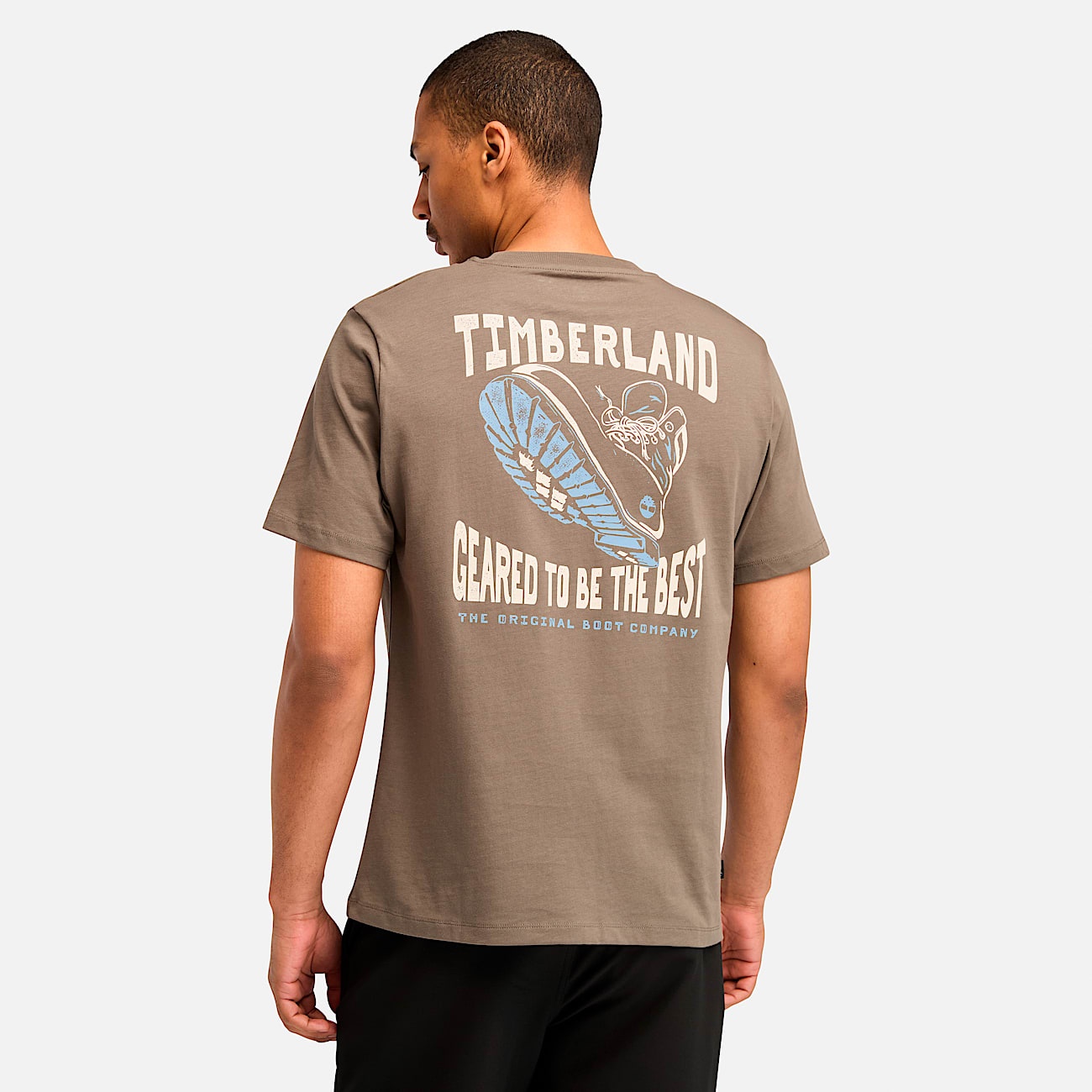 Men's Work Inspired Back Graphic Short Sleeve T-Shirt - 5
