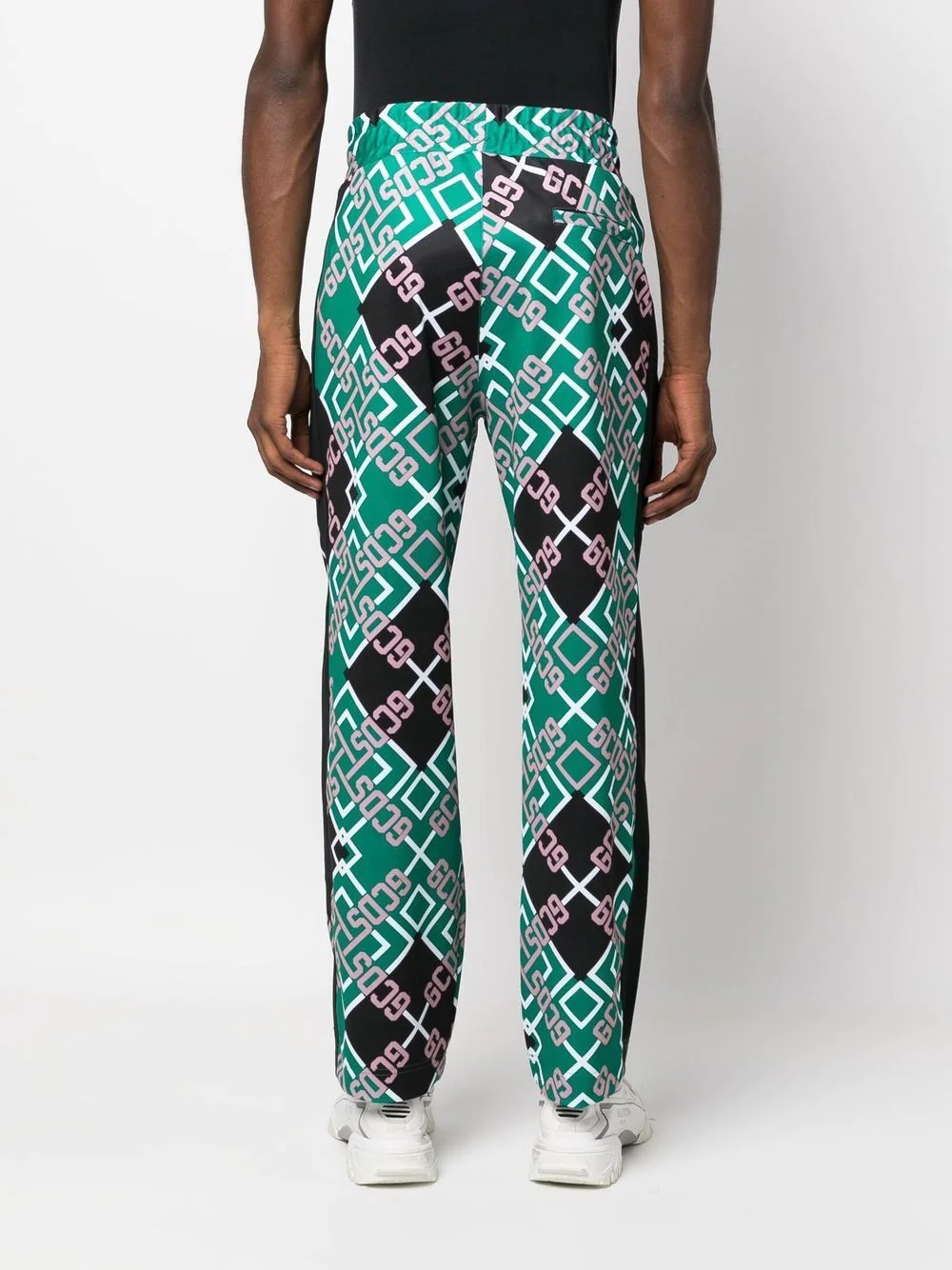 logo-print straight-leg track pants - 4