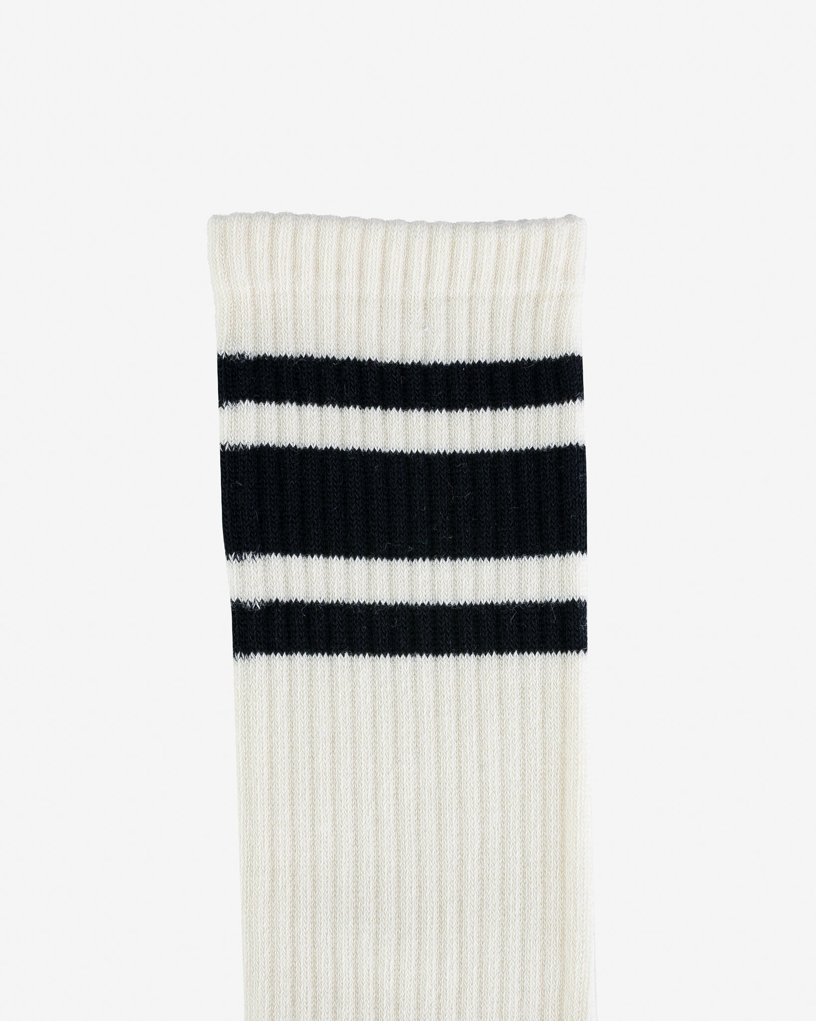 DEC-80-BLK2 Decka 80s Skater Socks - Black - 2