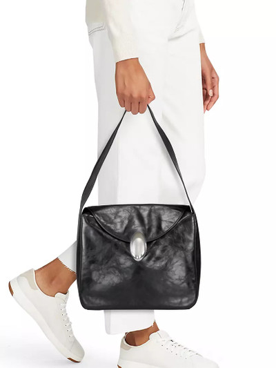 Alexander Wang Medium Dome Crackle Patent Leather Hobo Bag outlook