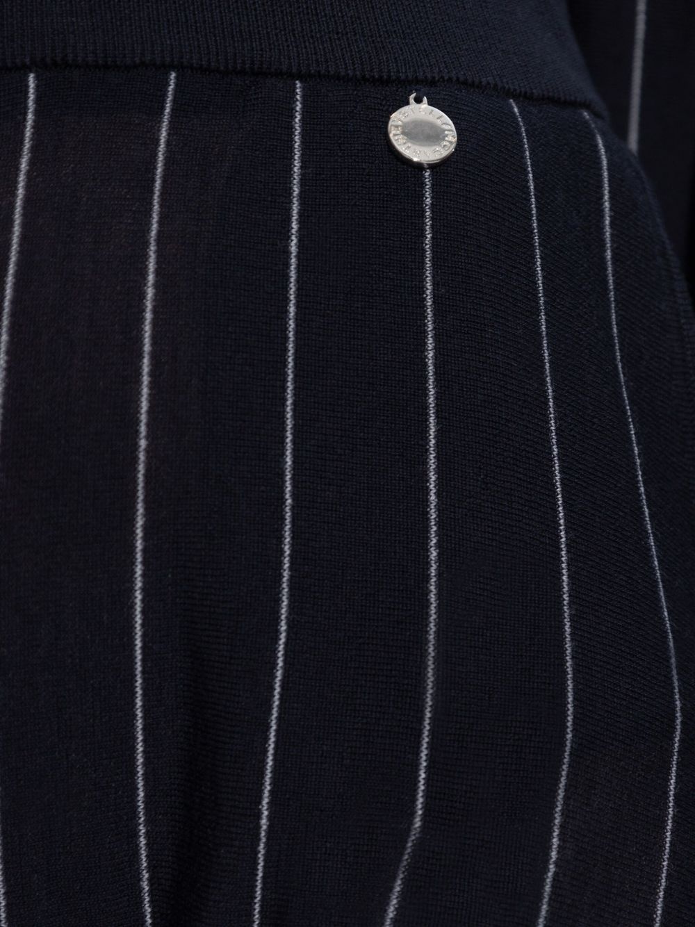 pinstripe-pattern track pants - 5