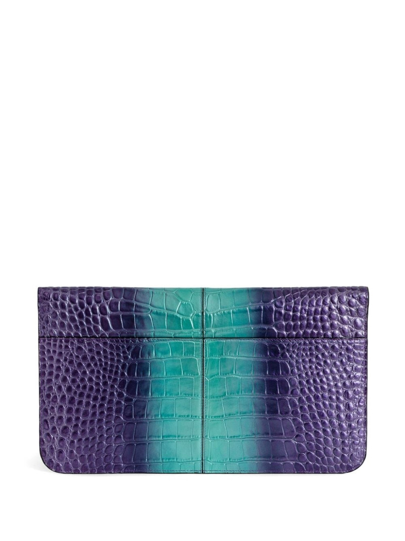 Zadig & Voltaire Borderline leather clutch bag outlook