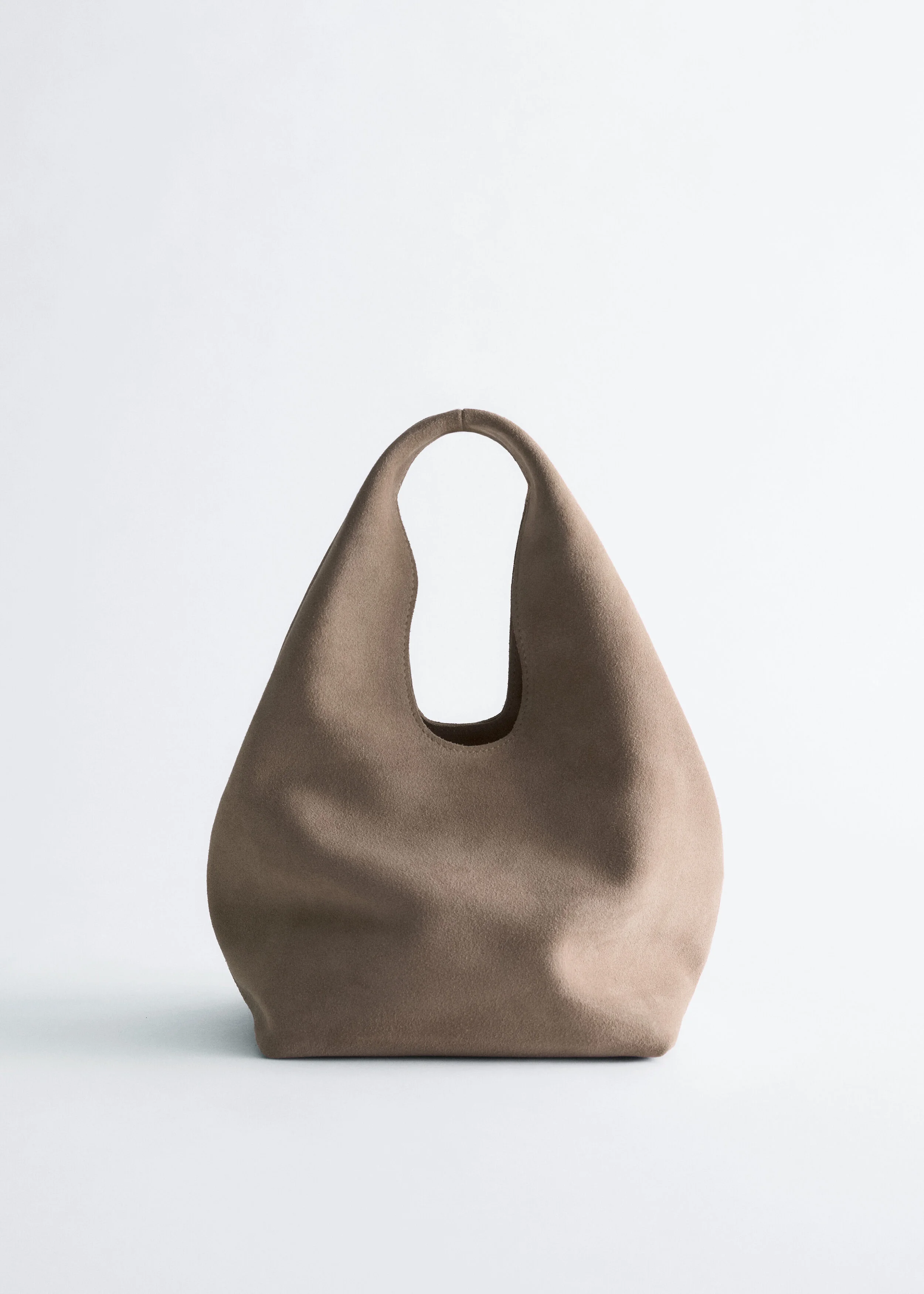 Split Suede Mini Tote - 1