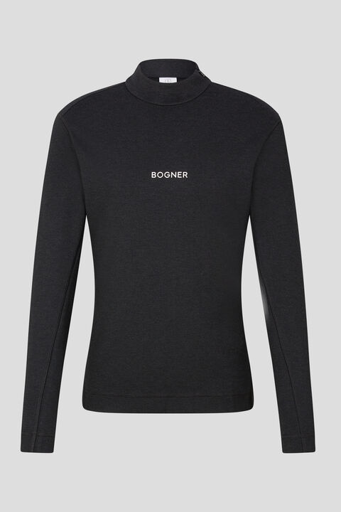 Xava Long-sleeve top in Anthracite melange - 1