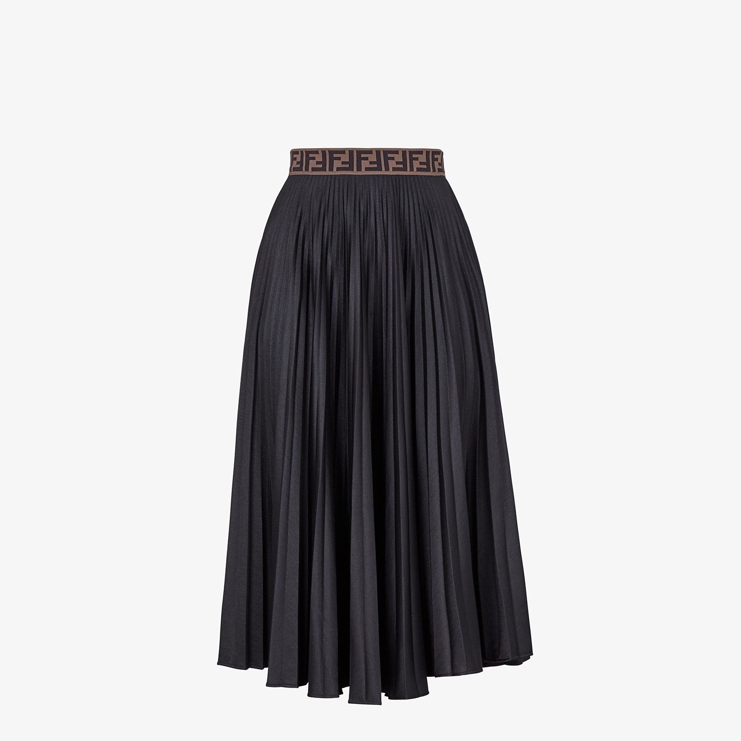 Black tech jersey skirt - 1