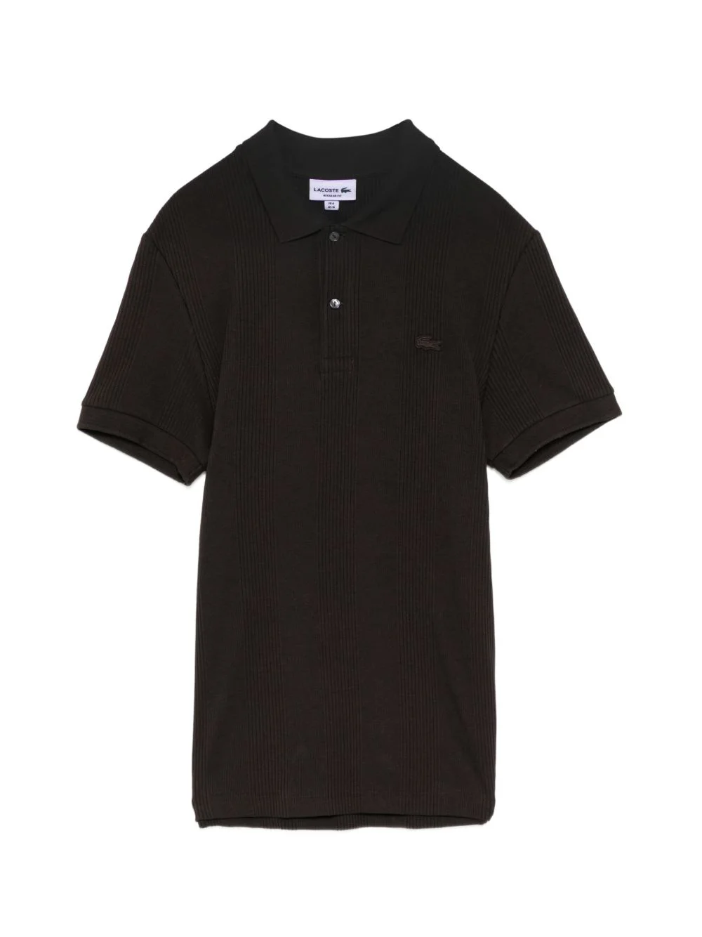 RIBBED LOGO POLO SHIRT - 1