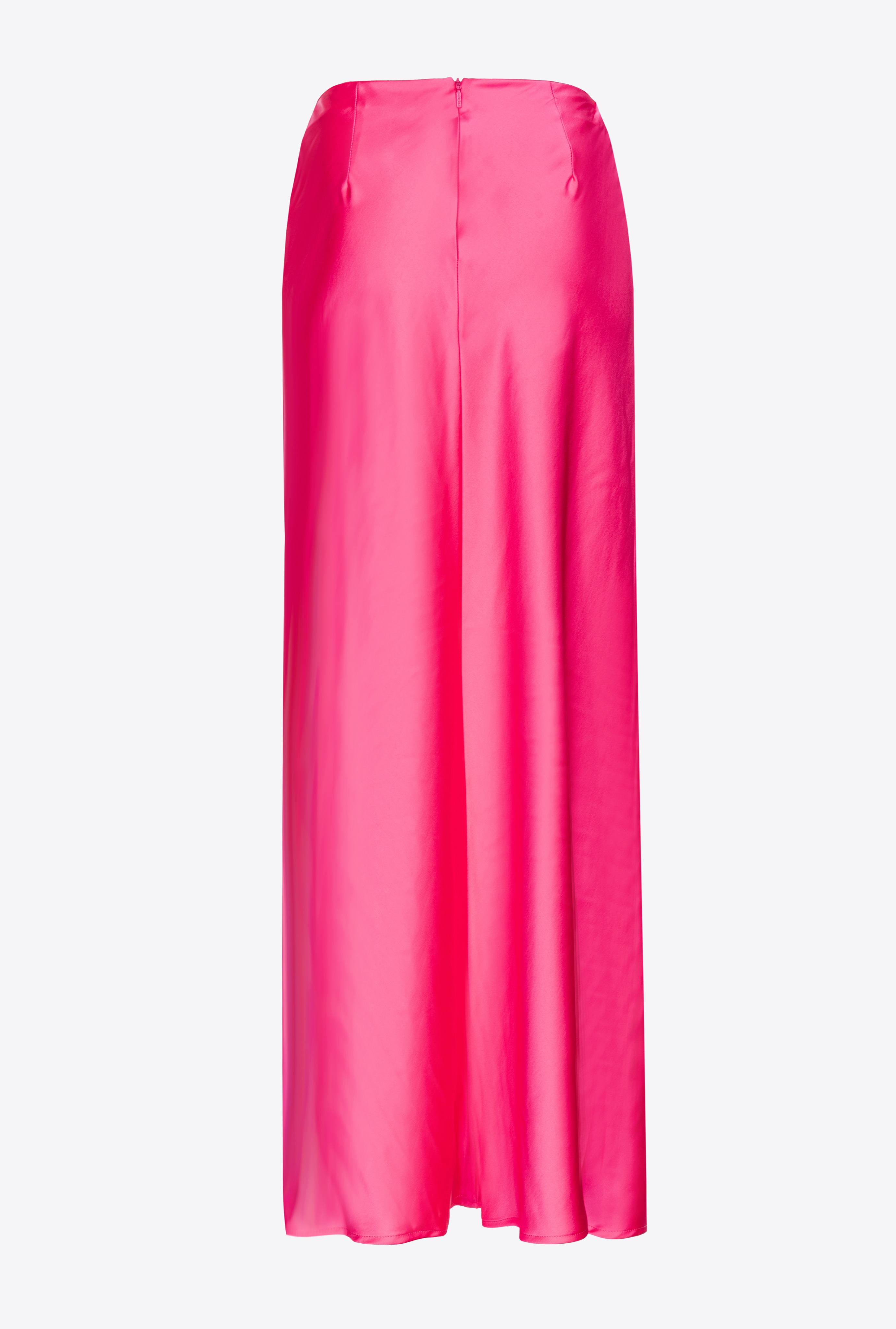 ELEGANT HAMMERED SATIN SKIRT - 2