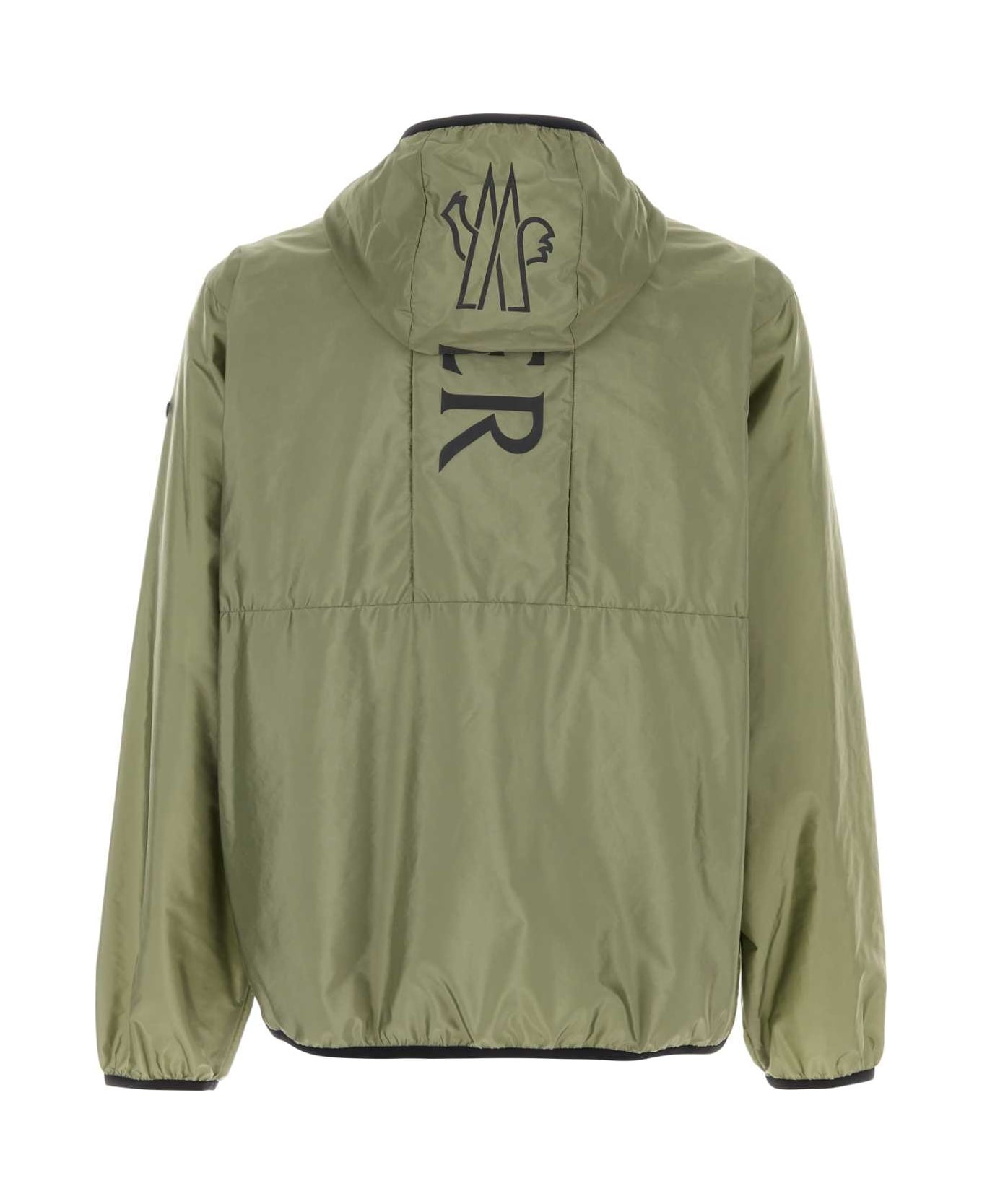 Sage Green Nylon Granier Jacket - 2