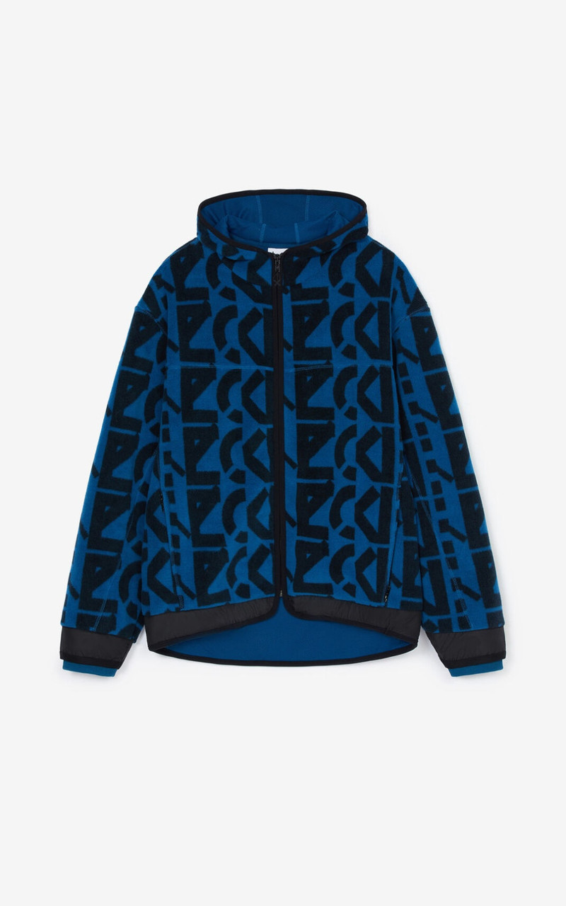 KENZO Sport zip-up monogram jacket 1