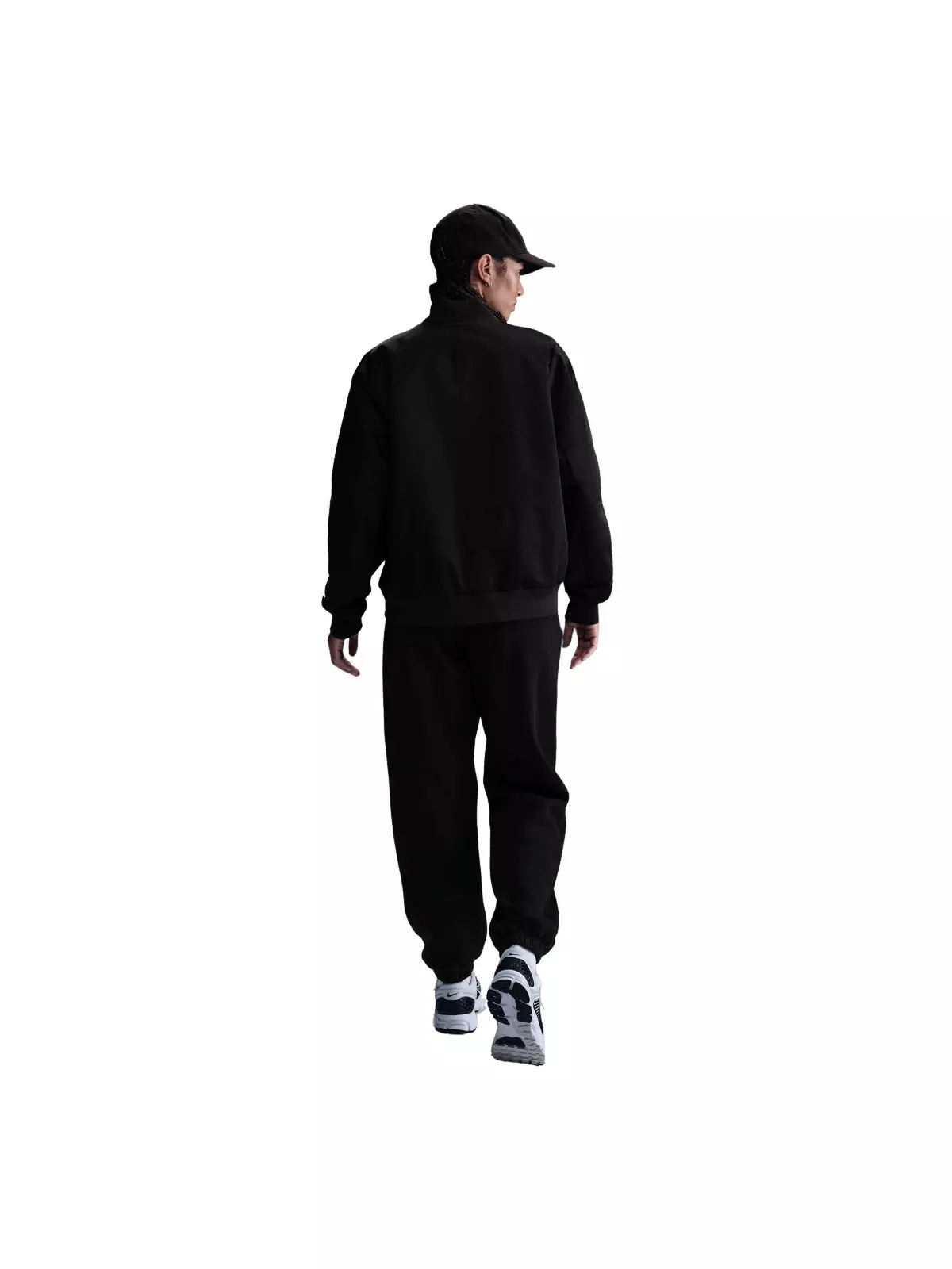 Women's Sportswear Destroyer Oversized Woven Jacket - Black - 5