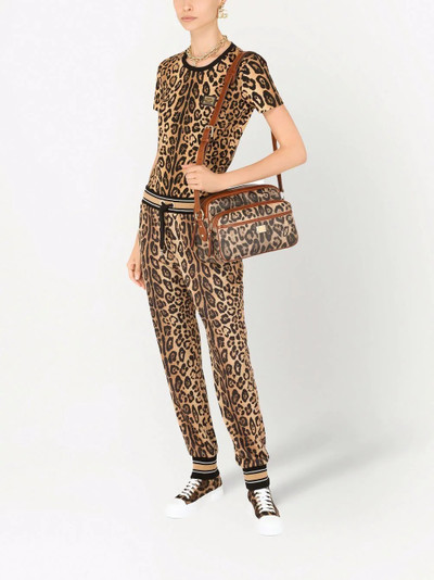 Dolce & Gabbana leopard print shoulder bag outlook