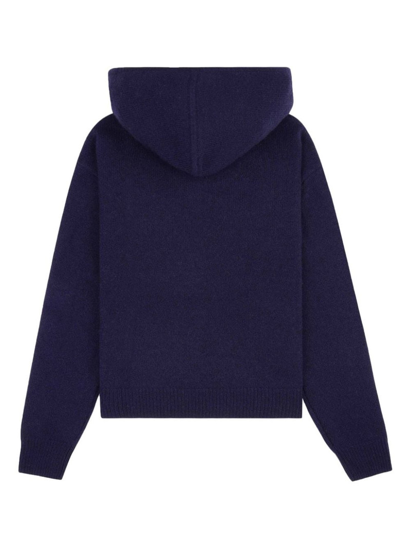 Sporty & Rich Faubourg cashmere hoodie outlook