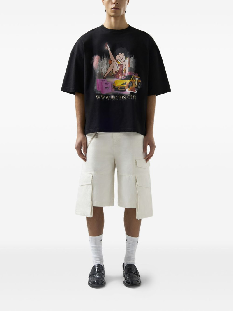 GCDS x Betty Boop cotton T-shirt outlook