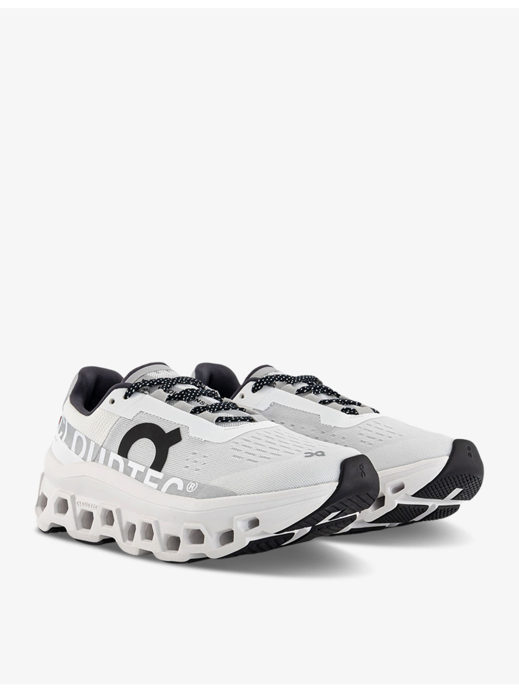 Cloudmonster cushioned chunky-soled mesh low-top trainers - 3