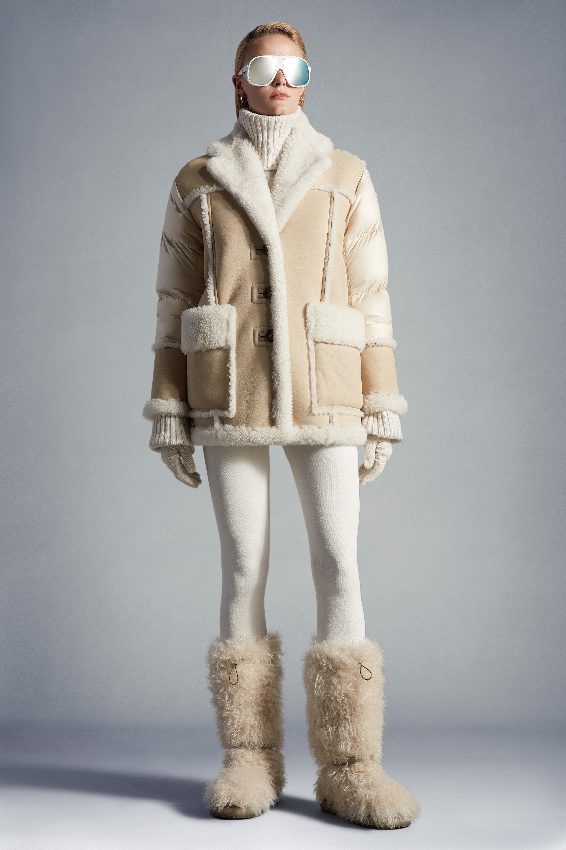 Ilay Shearling Down Jacket - 2