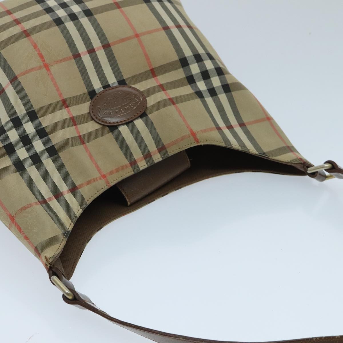 Burberry Nova Check Shoulder Bag Canvas Beige - 6