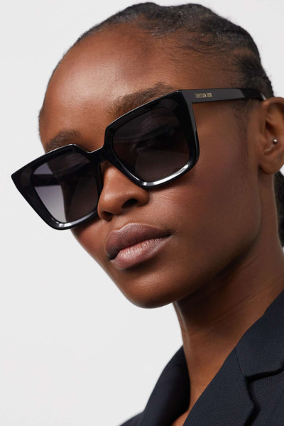 Dior DiorMidnight S1I oversized square-frame acetate sunglasses outlook