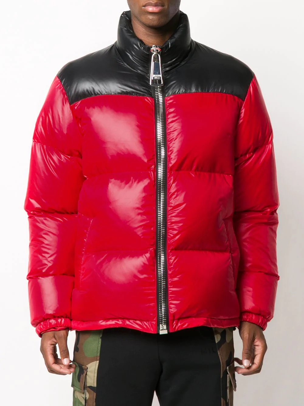 logo print puffer jacket - 3