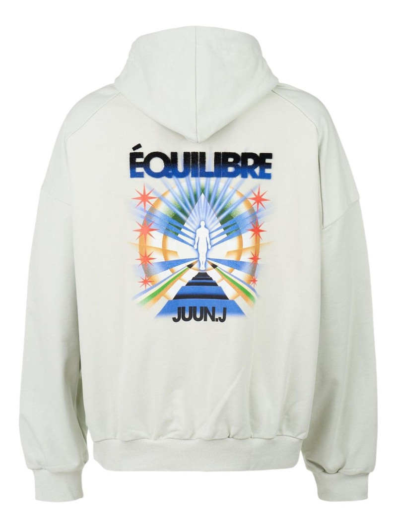 JUUN.J print-detail hoodie outlook