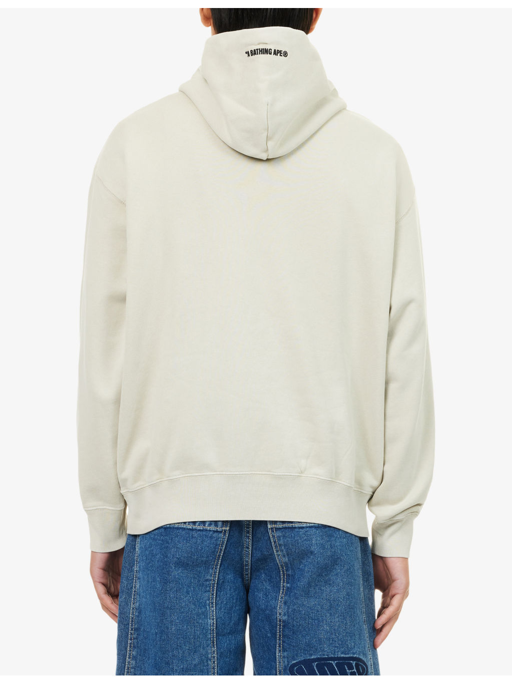 College Brand-Print Cotton-Jersey Hoody - 4