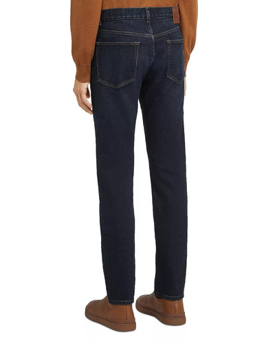ZEGNA Slim Fit Comfort Cotton City 5-Pocket Jeans in Indigo outlook