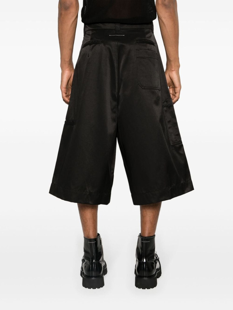 knee-length twill cargo shorts 4