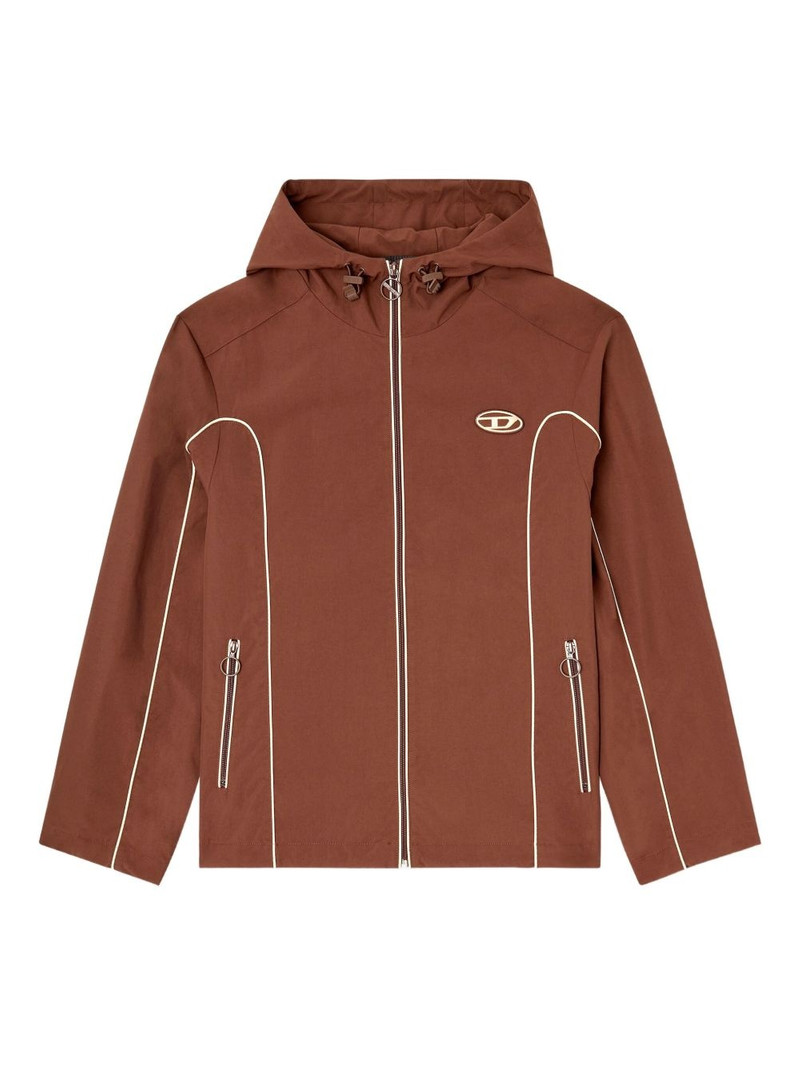 piped hooded jacket 1