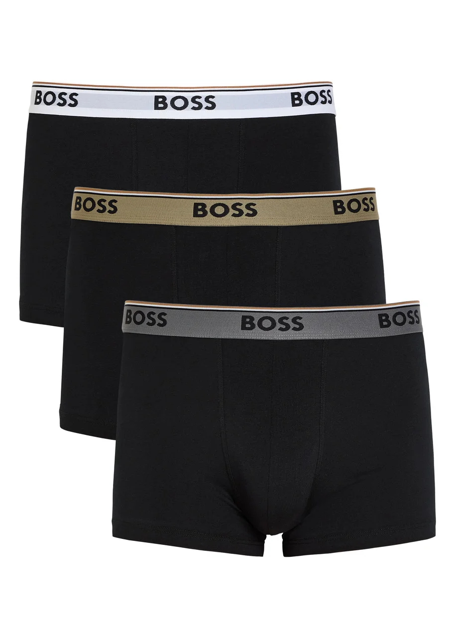 Boss Stretch-cotton Boxer Trunks - 1