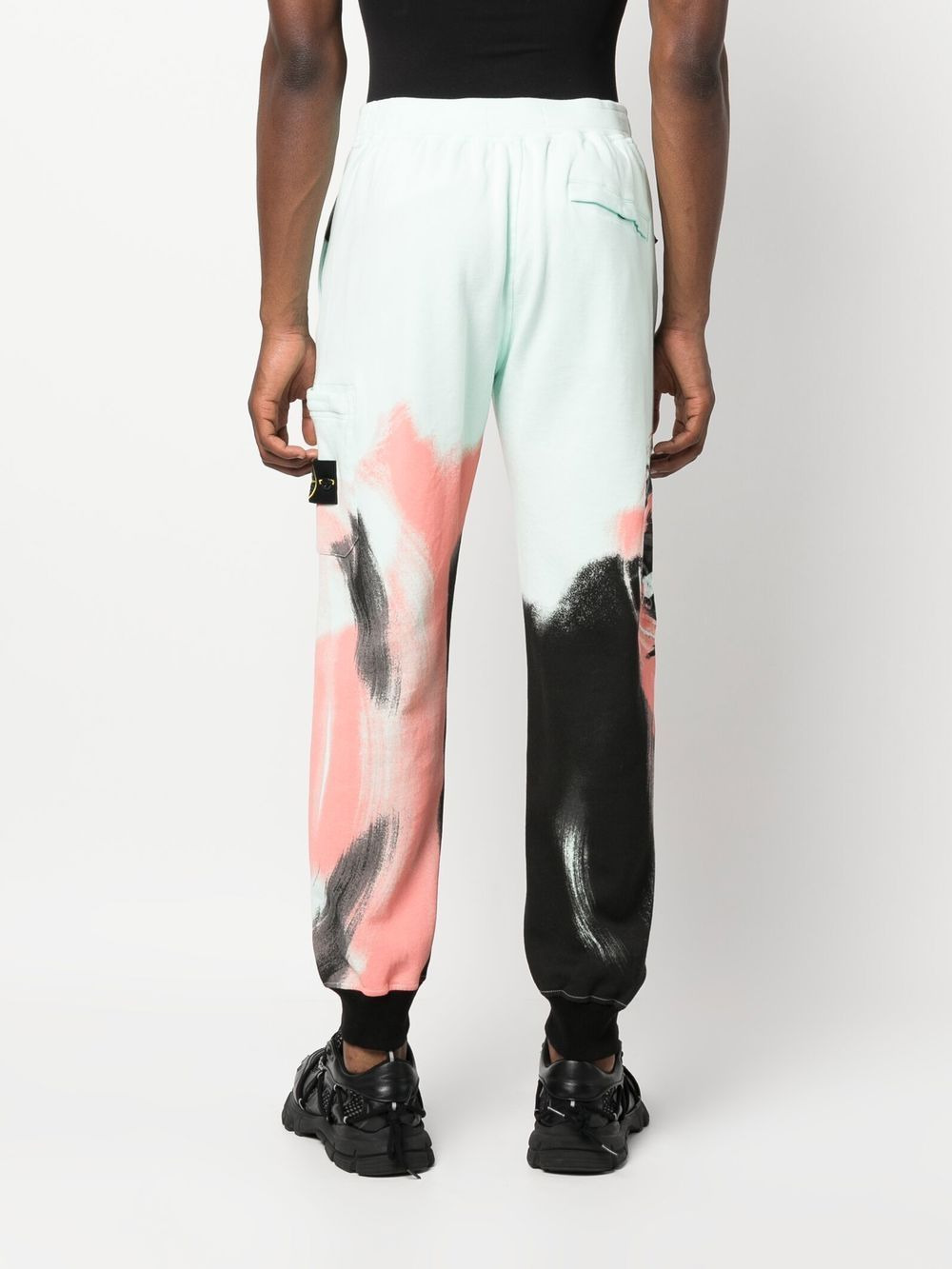 Motion Saturation abstract-print track pants - 4