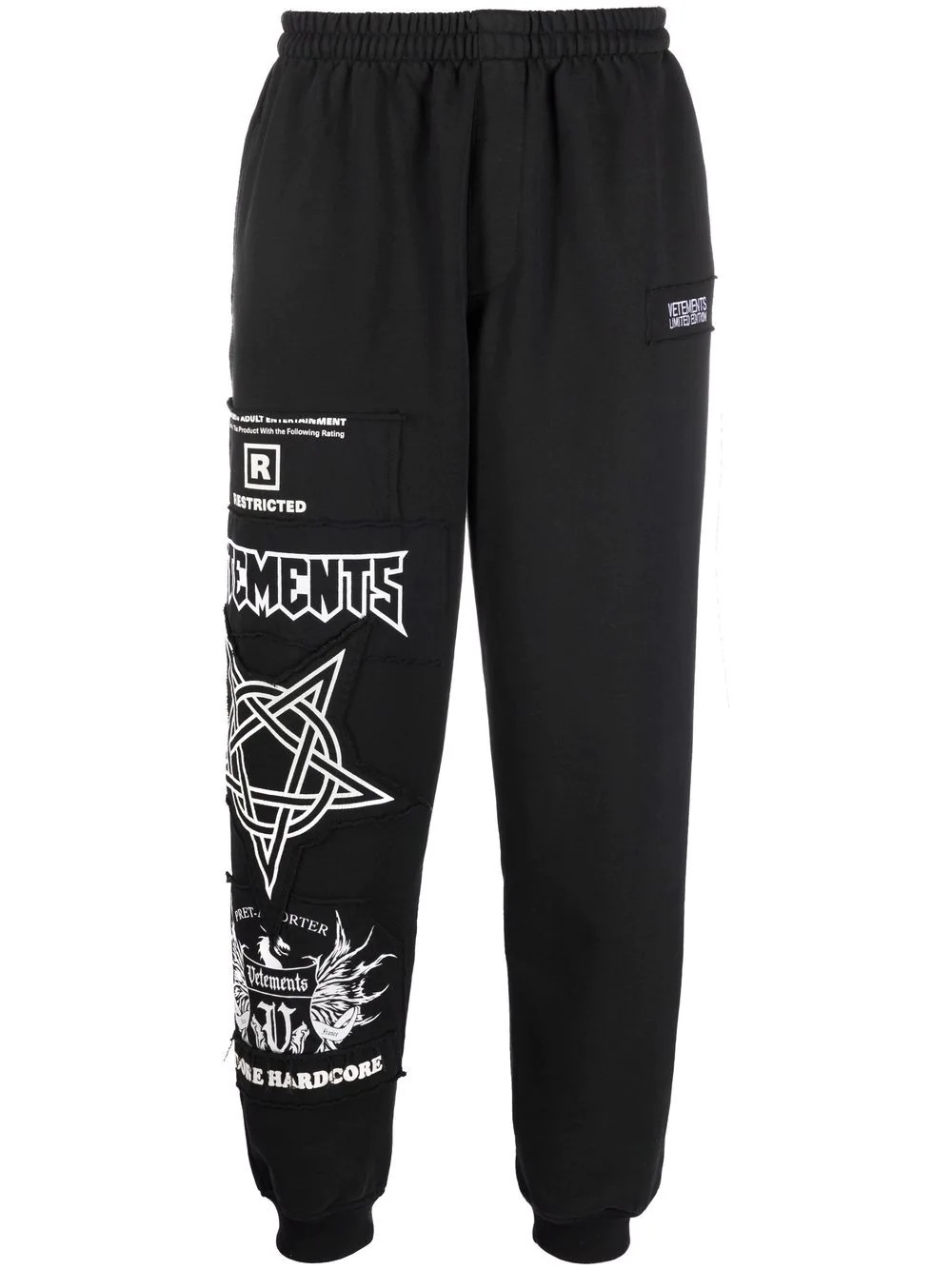 graphic-print track pants - 1