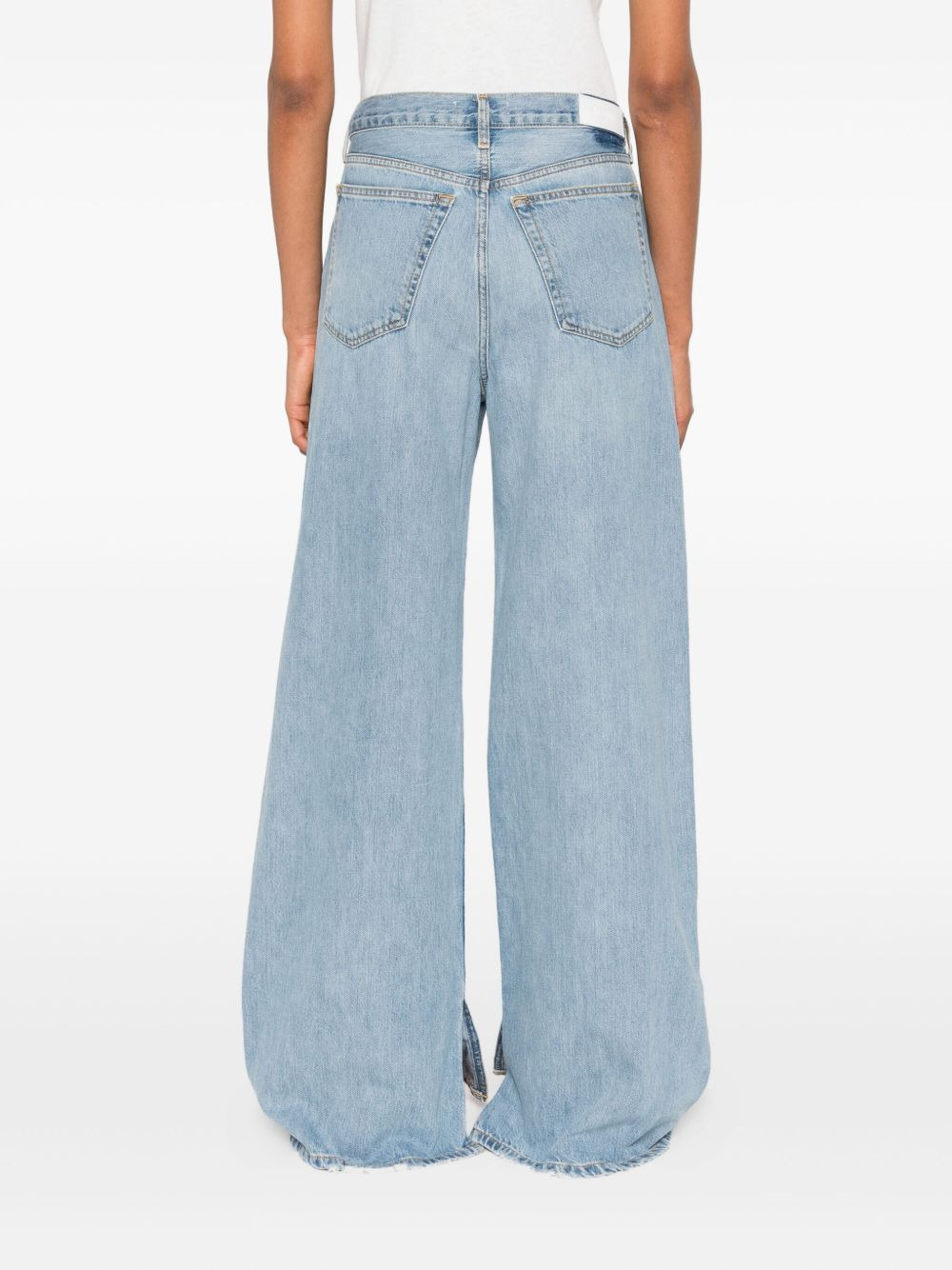 five-pocket design wide-leg jeans - 4