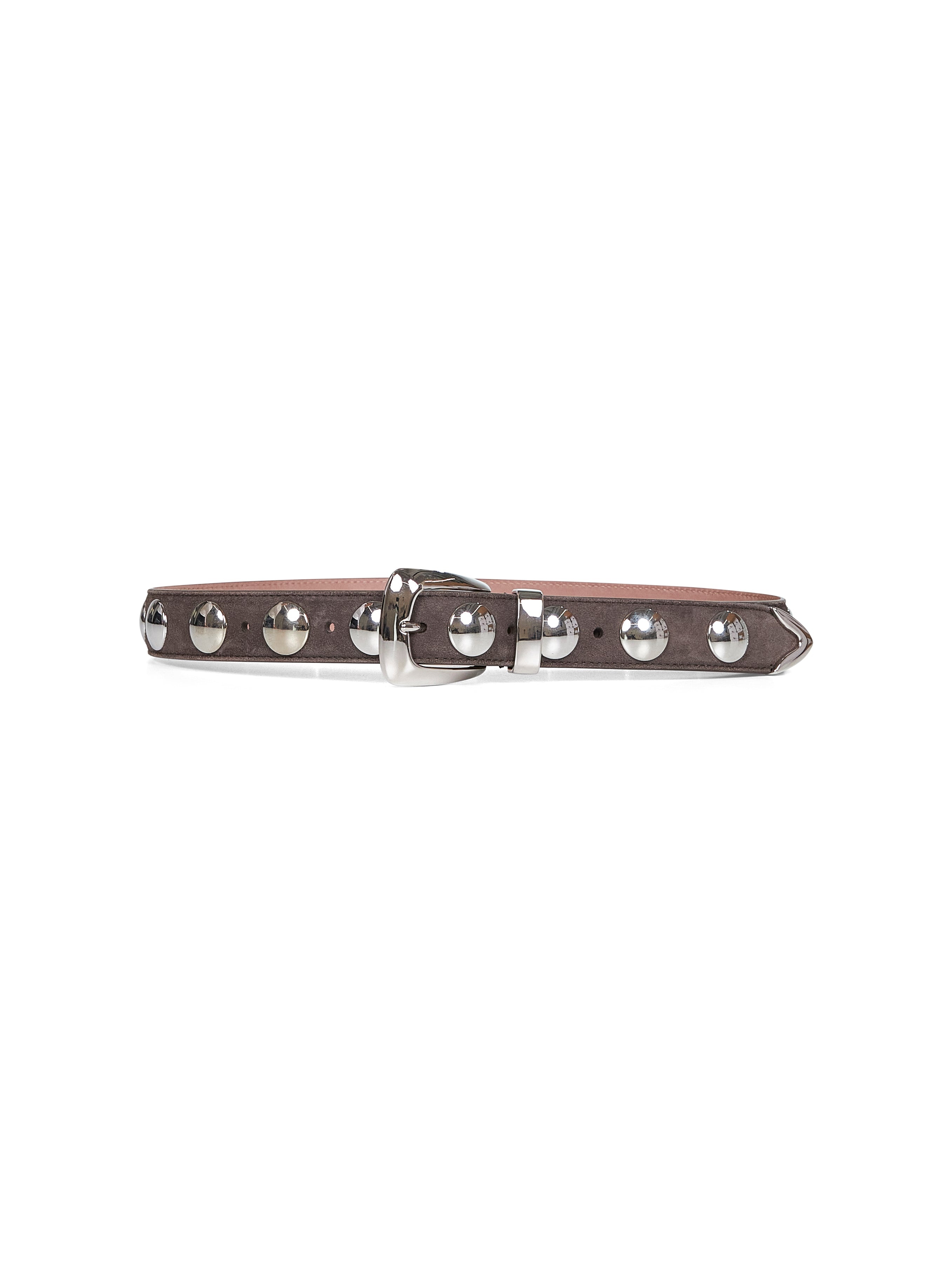 Brown suede Benny belt - 1