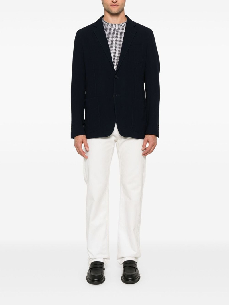 GIORGIO ARMANI single-breasted blazer outlook