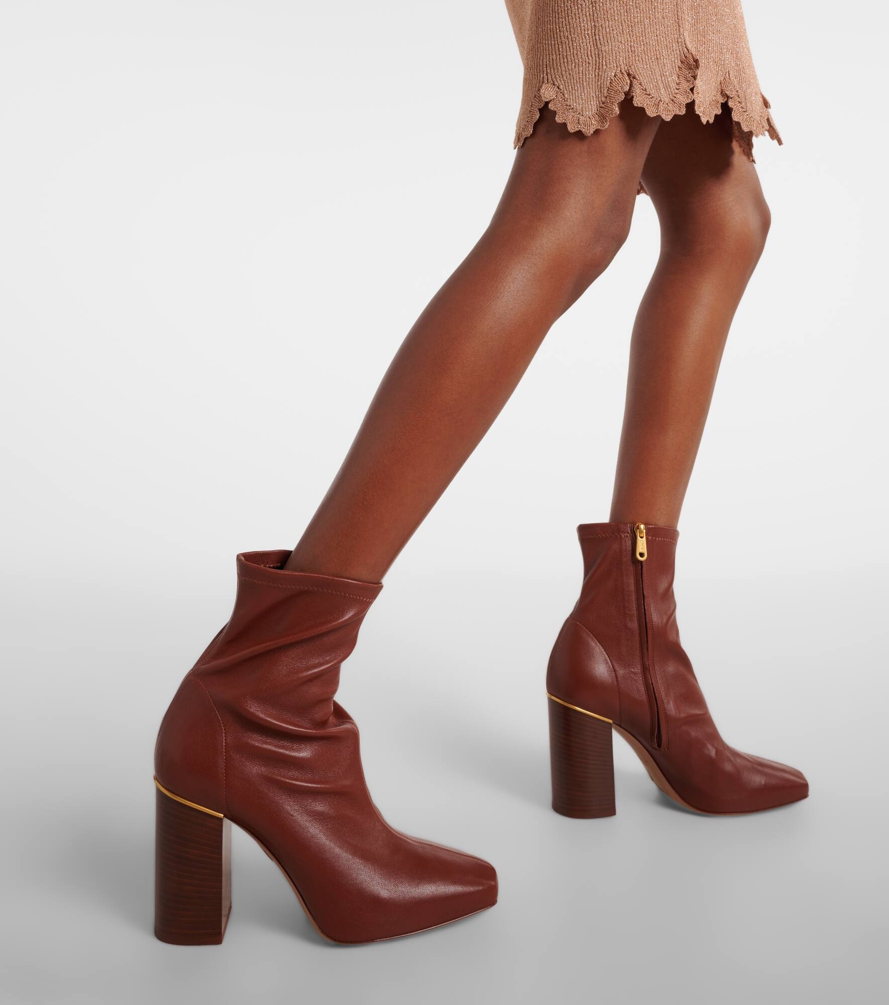 Ambre leather ankle boots - 4