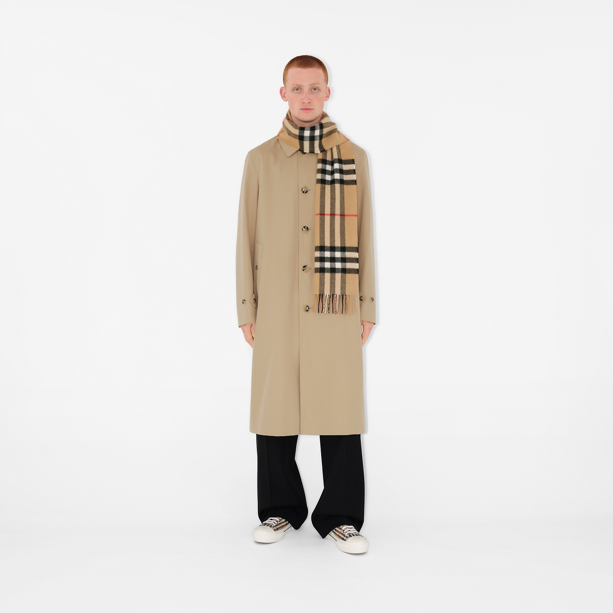 Check Cashmere Scarf - 5