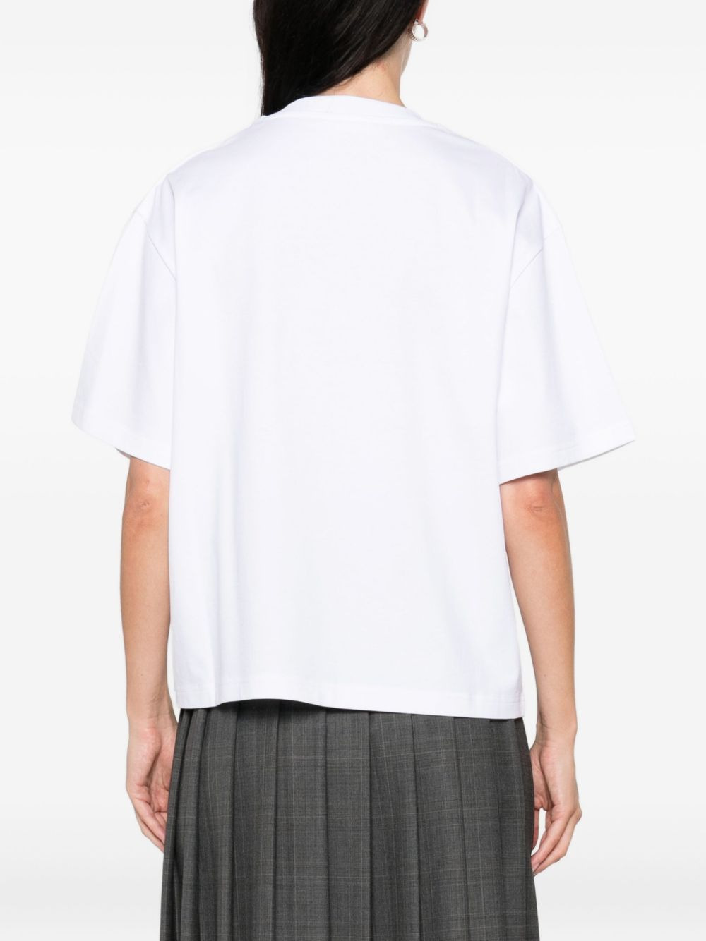 bow-embroidered T-shirt - 4