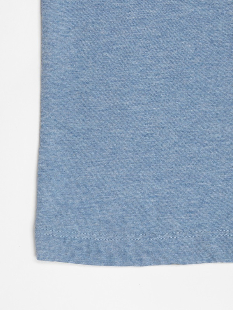 Eve 6-66 Ringer T-Shirt Bluemelange 6