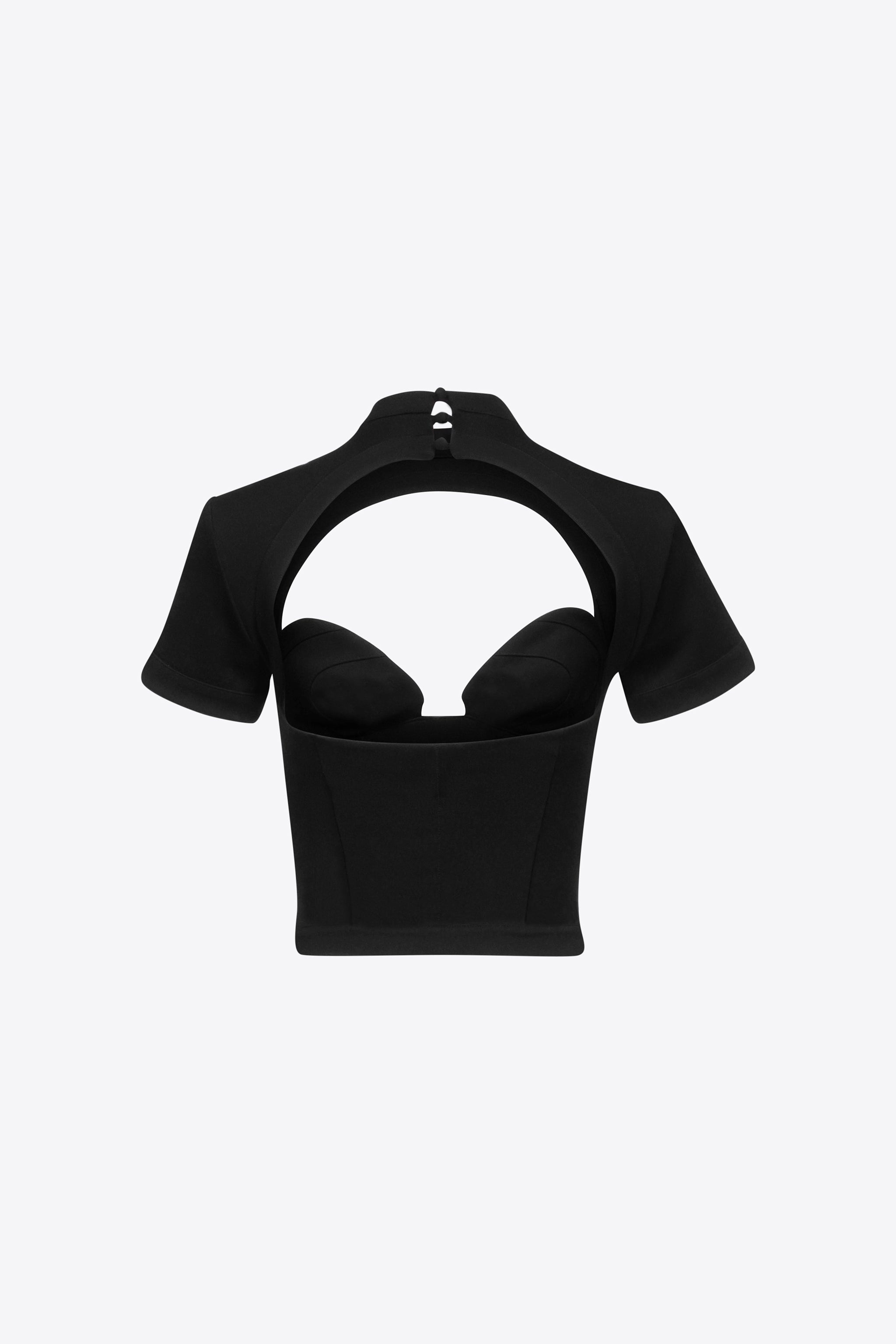 RAGLAN BUSTIER CUP T-SHIRT - 2