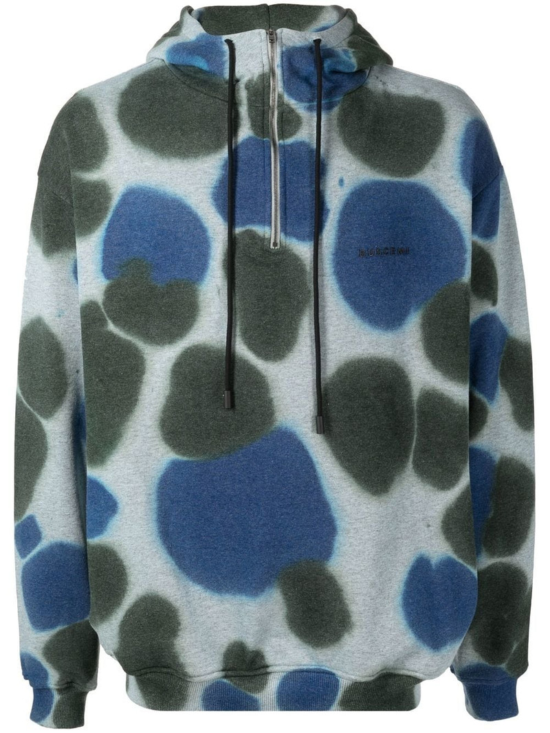 tie-dye zip-up hoodie 1