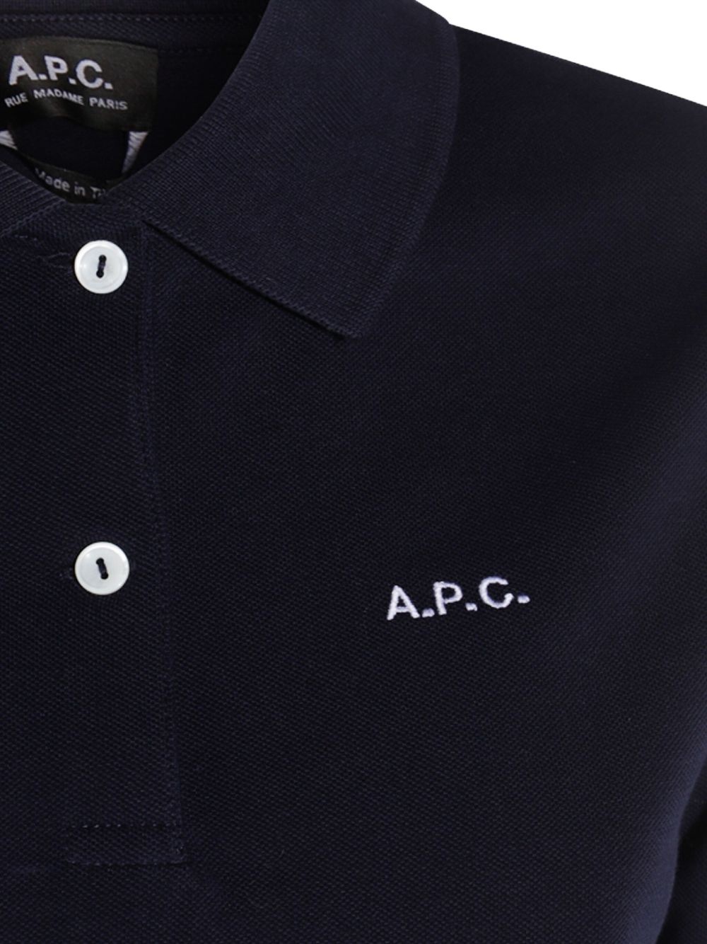 embroidered-logo polo shirt - 3