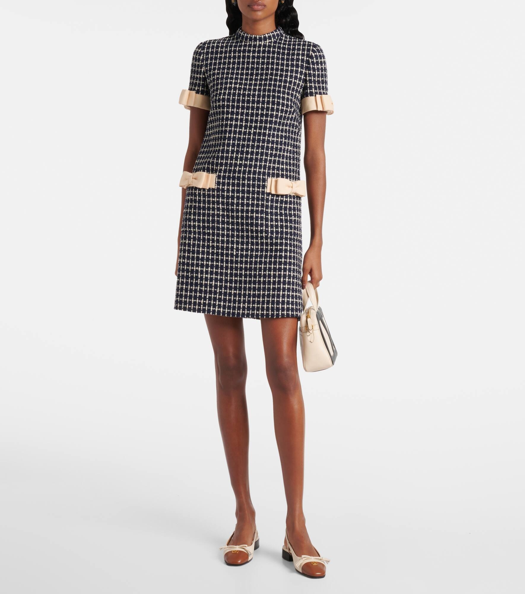 Mossi wool-blend bouclé minidress - 2
