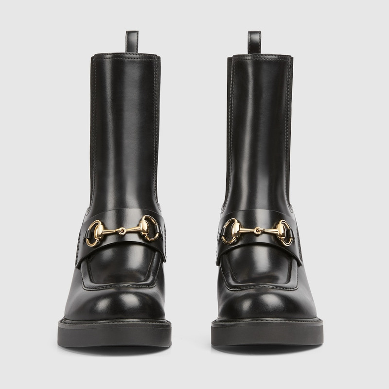 GUCCI Women's Horsebit ankle boot outlook