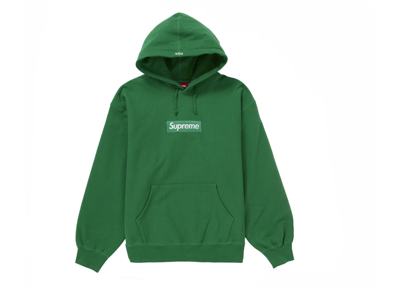 Supreme Box Logo Hooded Sweatshirt (FW24) Green - 1