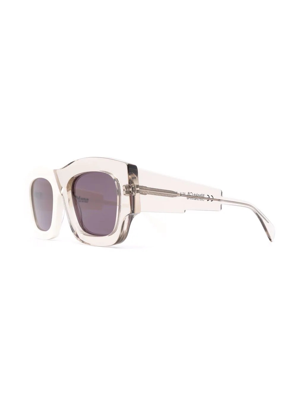 C8 two-tone square-frame sunglasses - 2