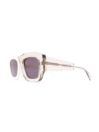 Kuboraum C8 two-tone square-frame sunglasses outlook