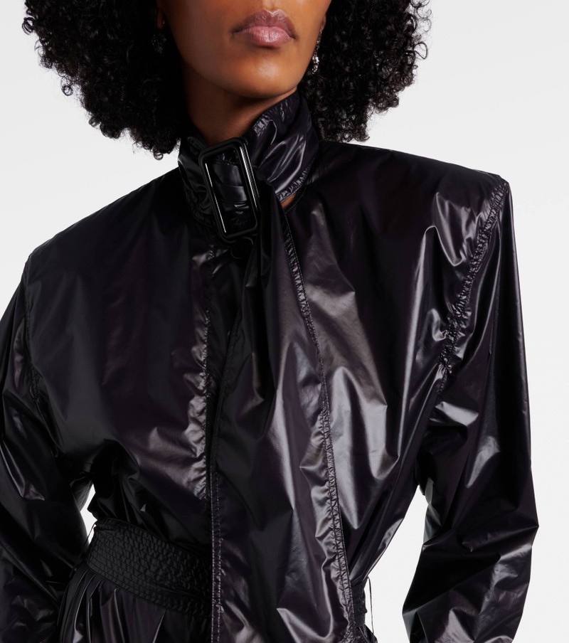 Bow-detail belted trench coat 4