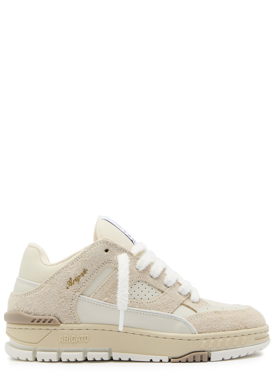 Axel Arigato Area Lo Fluffy Panelled Leather Sneakers - 1